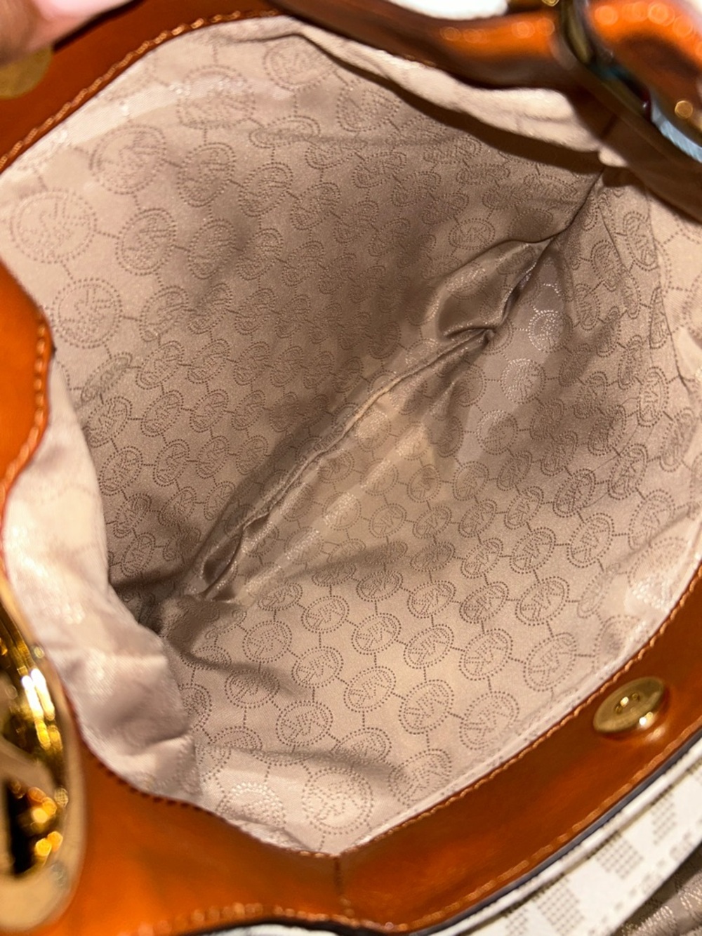 Michael Kors Fulton Monogram Logo Shoulder Bag - Picture 10 of 16